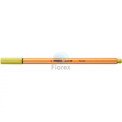 Tűfilc, 0,4 mm, STABILO "Point 88", mustár