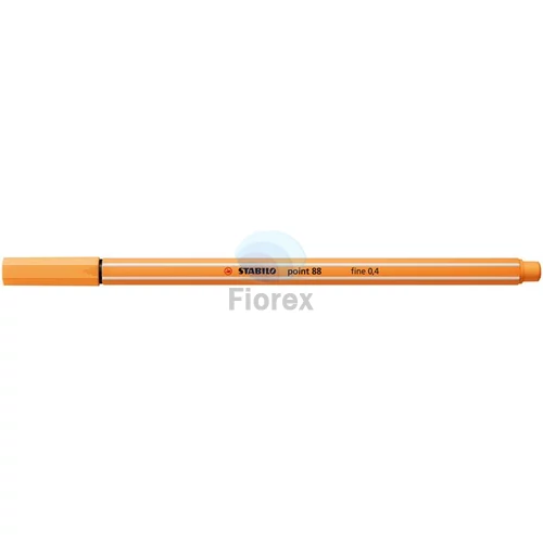 Tűfilc, 0,4 mm, STABILO "Point 88", papaya