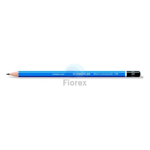 Grafitceruza, 2H, hatszögletű, STAEDTLER "Mars Lumograph 100"