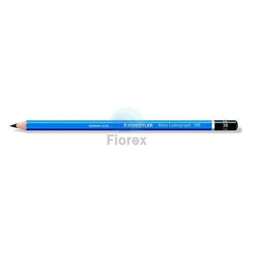 Grafitceruza, 3B, hatszögletű, STAEDTLER "Mars Lumograph 100"