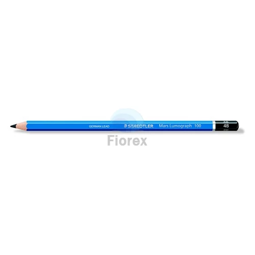 Grafitceruza, 4B, hatszögletű, STAEDTLER "Mars Lumograph 100"