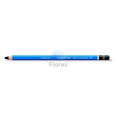 Grafitceruza, 8B, hatszögletű, STAEDTLER "Mars Lumograph 100"