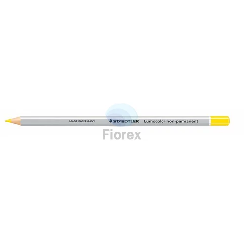 Jelölőceruza, hatszögletű, mindenre író, lemosható (omnichrom), STAEDTLER "Lumocolor 108", sárga