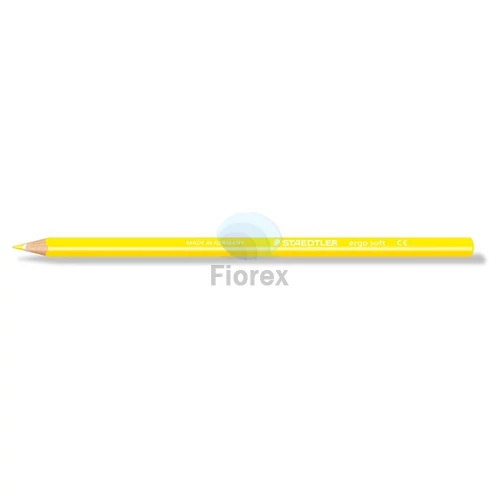 Színes ceruza, háromszögletű, STAEDTLER "Ergo Soft 157", sárga