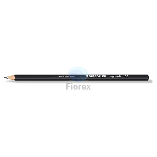 Színes ceruza, háromszögletű, STAEDTLER "Ergo Soft 157", fekete