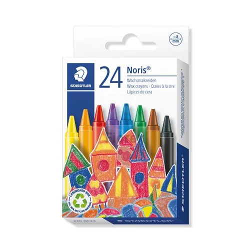 Zsírkréta, STAEDTLER "Noris 220", 24 különböző szín