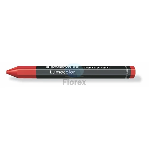Jelölőkréta, mindenre író, (omnigraph), STAEDTLER "Lumocolor 236", piros