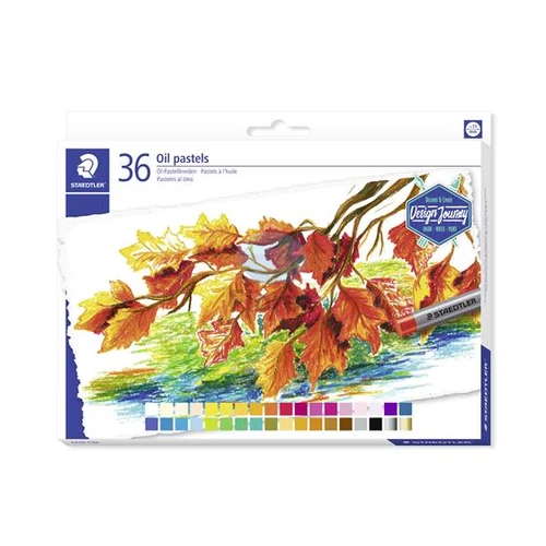 Olajpasztell kréta, STAEDTLER "2420", 36 különböző szín