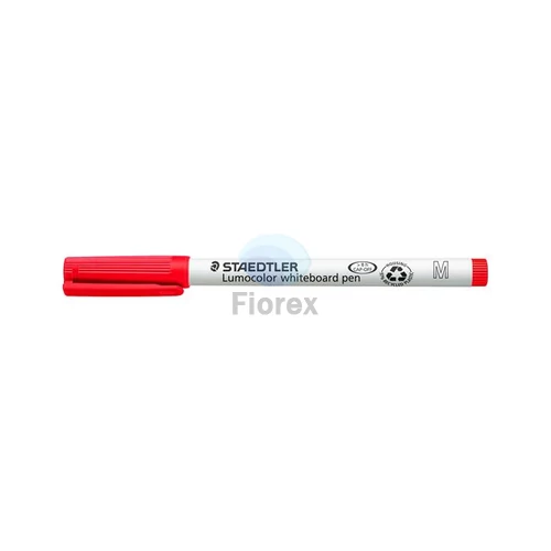 Táblamarker, 1 mm, M, kúpos, STAEDTLER "Lumocolor 301", piros