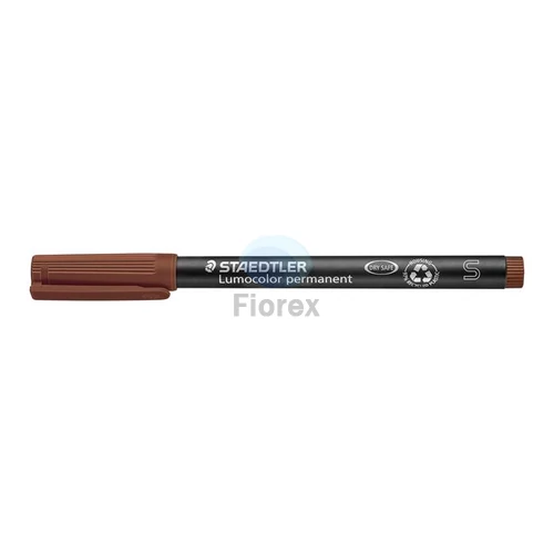 Alkoholos marker, OHP, 0,4 mm, STAEDTLER "Lumocolor® 313 S", barna