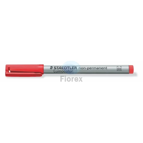 Alkoholmentes marker, OHP, 1 mm, STAEDTLER "Lumocolor® 315 M", piros