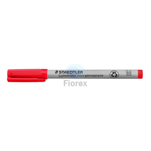 Alkoholmentes marker, OHP, 1 mm, STAEDTLER "Lumocolor® 315 M", piros