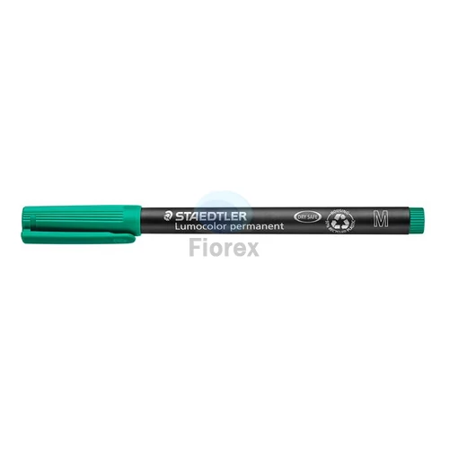 Alkoholos marker, OHP, 1 mm, STAEDTLER "Lumocolor® 317 M", zöld