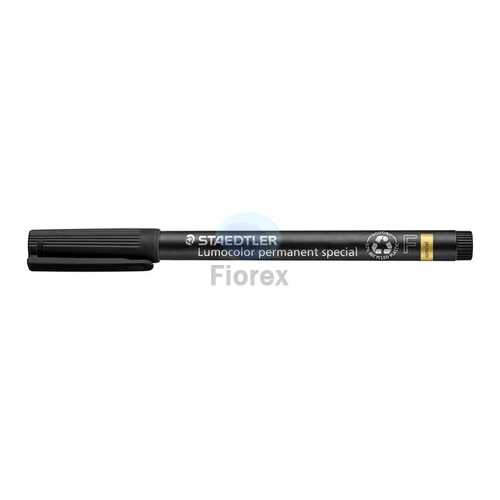 Alkoholos marker, 0,6 mm, STAEDTLER "Lumocolor® special 319 F", fekete