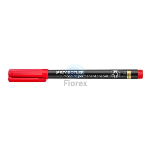 Alkoholos marker, 0,6 mm, STAEDTLER "Lumocolor® special 319 F", piros