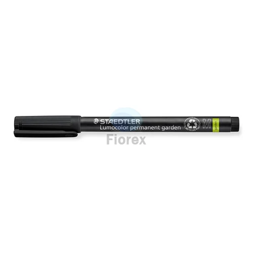 Alkoholos marker, 1 mm, kúpos, STAEDTLER "Lumocolor® garden 319 GM", fekete