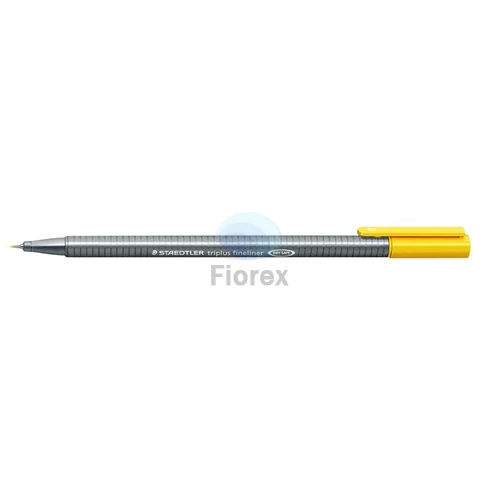 Tűfilc, 0,3 mm, STAEDTLER "Triplus 334", sárga