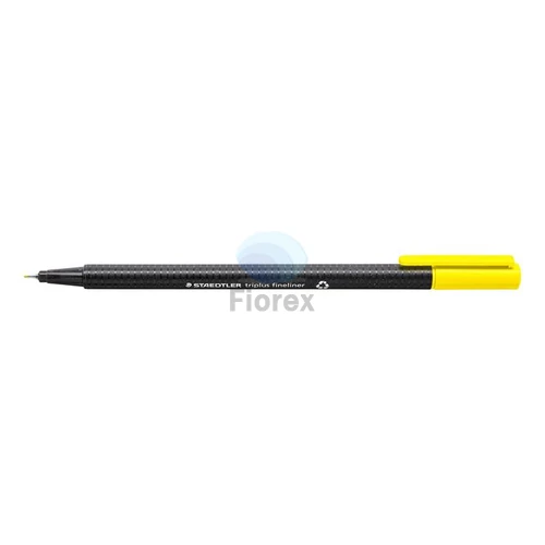 Tűfilc, 0,3 mm, STAEDTLER "Triplus 334", sárga