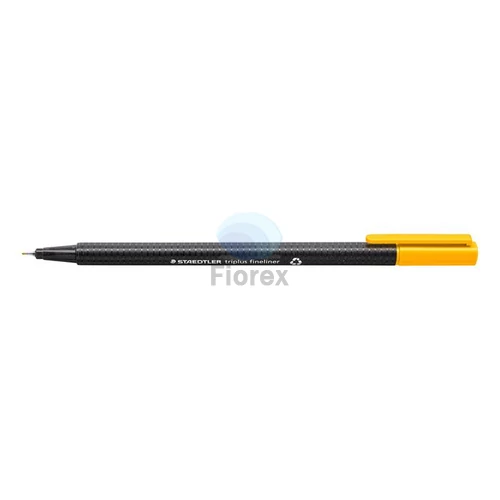 Tűfilc, 0,3 mm, STAEDTLER "Triplus 334", napsárga