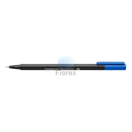 Tűfilc, 0,3 mm, STAEDTLER "Triplus 334", ciánkék