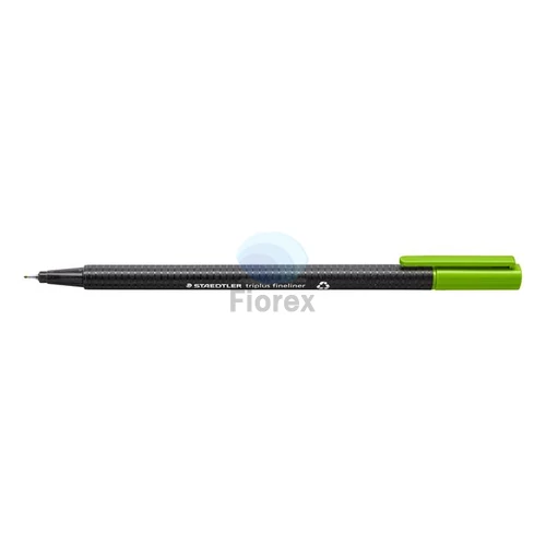 Tűfilc, 0,3 mm, STAEDTLER "Triplus 334", világoszöld