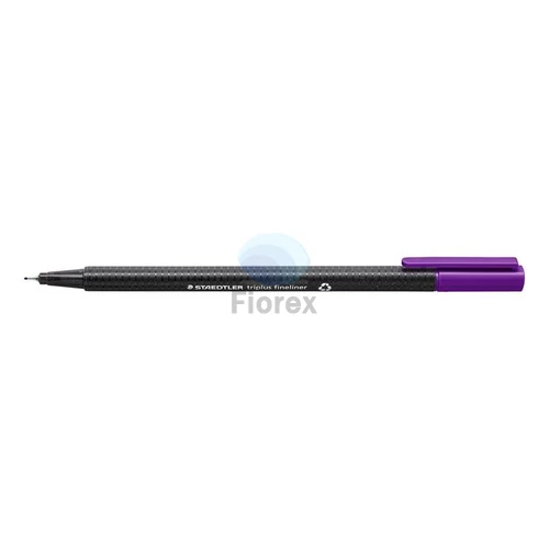 Tűfilc, 0,3 mm, STAEDTLER "Triplus 334", sötétlila