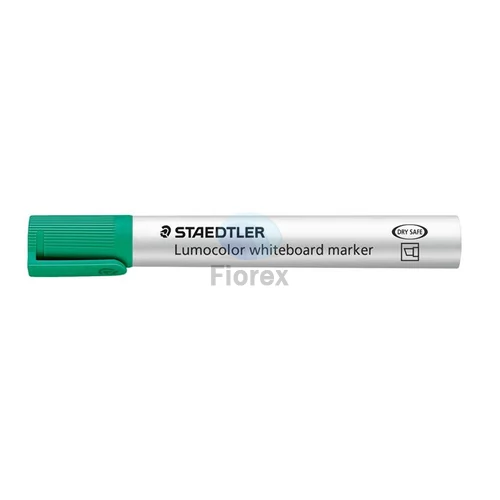 Táblamarker, 2-5 mm, vágott, STAEDTLER "Lumocolor® 351 B", zöld