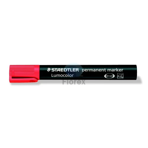 Alkoholos marker, 2 mm, kúpos, STAEDTLER "Lumocolor® 352", piros