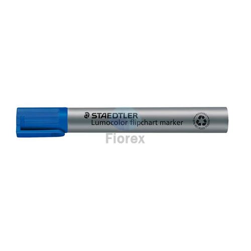 Flipchart marker, 2 mm, kúpos, STAEDTLER "Lumocolor 356", kék