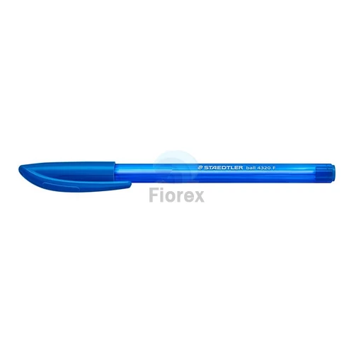 Golyóstoll, 0,3 mm, kupakos, STAEDTLER "Ball 432", kék