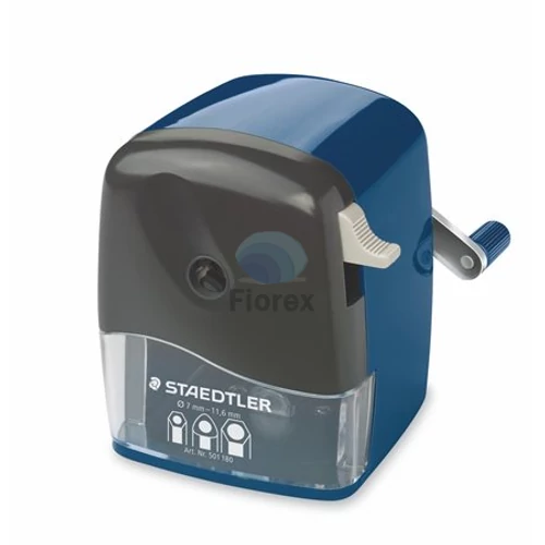 Hegyező, egylyukú, asztali, STAEDTLER 501 180, kék