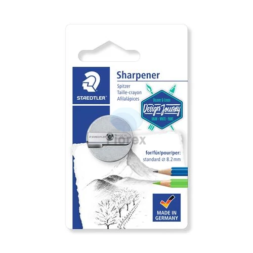 Hegyező, kétlyukú, fém, STAEDTLER 510 25