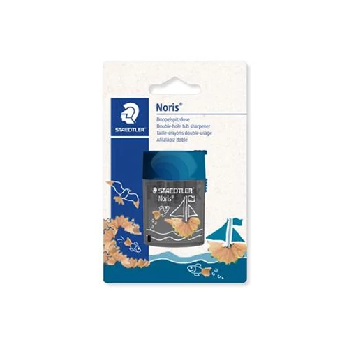 Hegyező, kétlyukú, tartályos, STAEDTLER 512, óceán