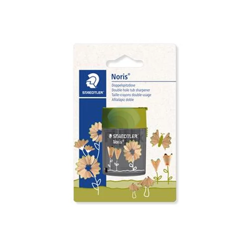 Hegyező, kétlyukú, tartályos, STAEDTLER 512, virágok