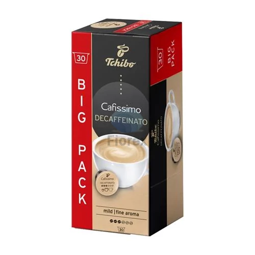 Kávékapszula, koffeinmentes, 30 db, TCHIBO "Cafissimo Decaffeinato"
