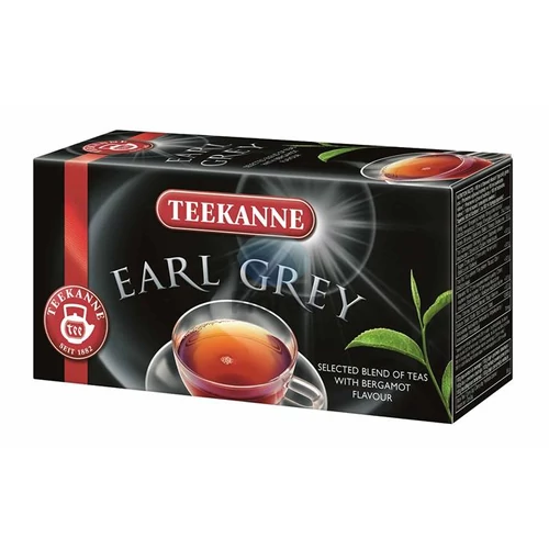 Fekete tea, 20x1,65 g, TEEKANNE, "Earl grey"