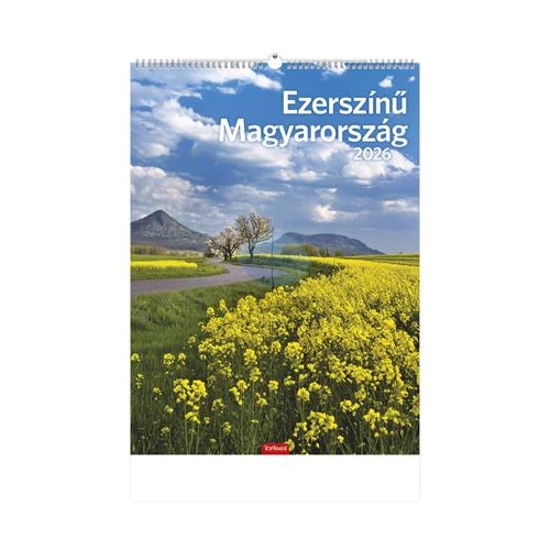 Naptár, fali, TOPTIMER, "Ezerszínű Magyarország"