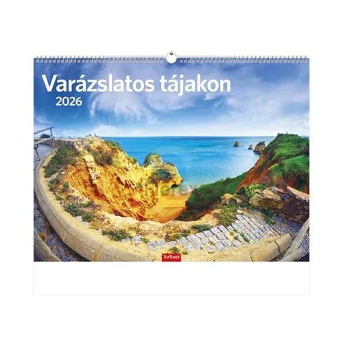 Naptár, fali, TOPTIMER, "Varázslatos tájakon"