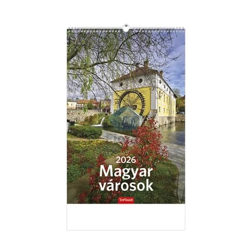 Naptár, fali, TOPTIMER "Magyar városok"