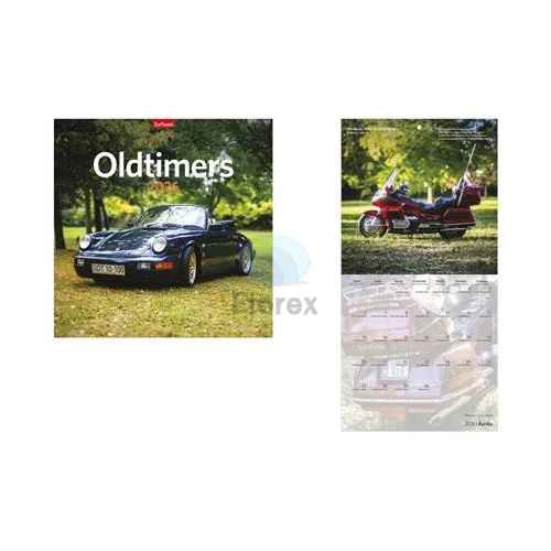Naptár, fali, TOPTIMER, "Oldtimers"
