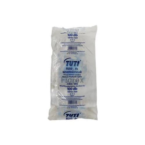 Hűtő- és uzsonnástasak, 2 l, TUTI - 100db