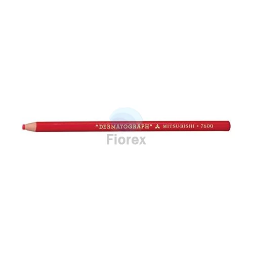 Jelölőceruza, UNI, "Dermatograph", piros