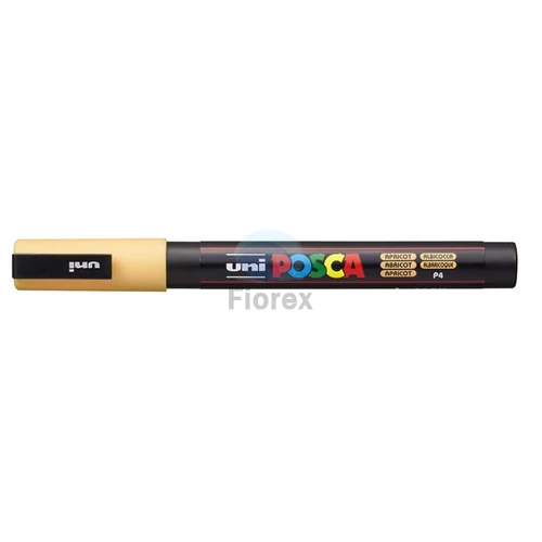 Dekormarker, 0,9-1,3 mm, UNI "Posca PC-3M", barack