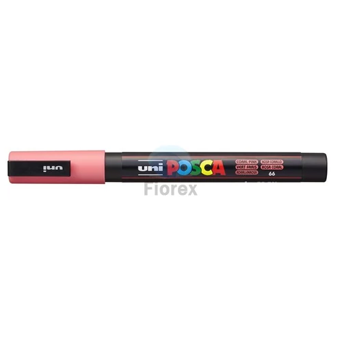 Dekormarker, 0,9-1,3 mm, UNI "Posca PC-3M", korall