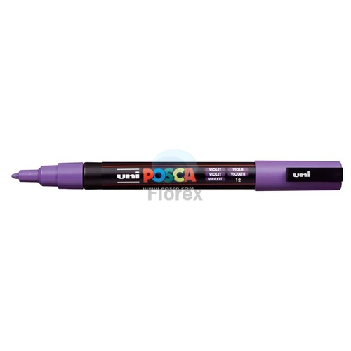 Dekormarker, 0,9-1,3 mm, UNI "Posca PC-3M", lila