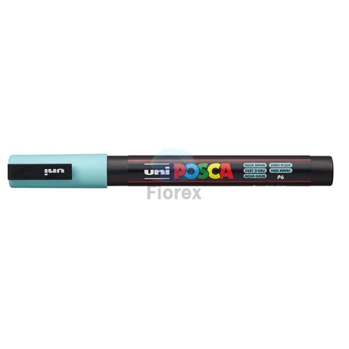 Dekormarker, 0,9-1,3 mm, UNI "Posca PC-3M", tengerzöld