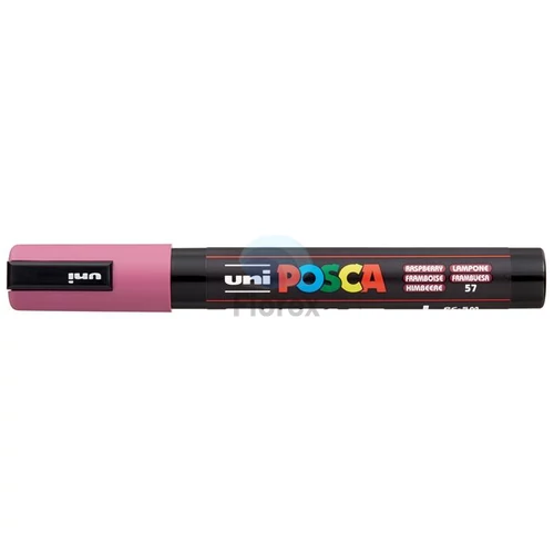 Dekormarker, 1,8-2,5 mm, UNI "Posca PC-5M", málna