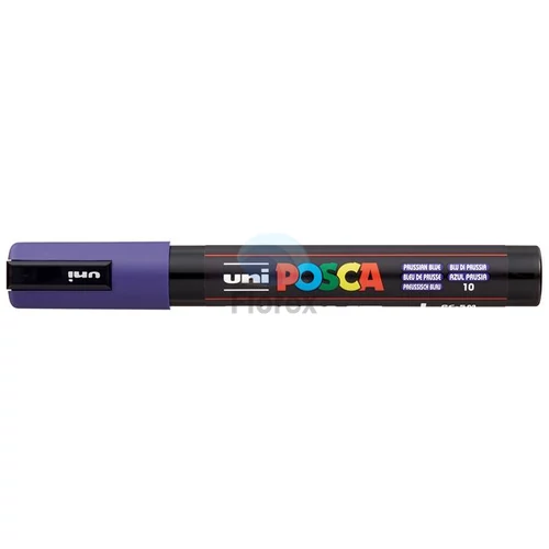 Dekormarker, 1,8-2,5 mm, UNI "Posca PC-5M", porosz kék