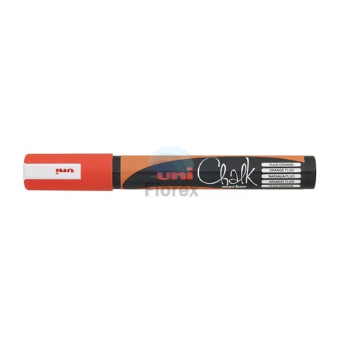 Krétamarker, 1,8-2,5 mm, UNI "PWE-5M", fluor narancs