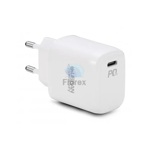 Hálózati töltő, 1xUSB-C (PD), 20W, URBAN FACTORY